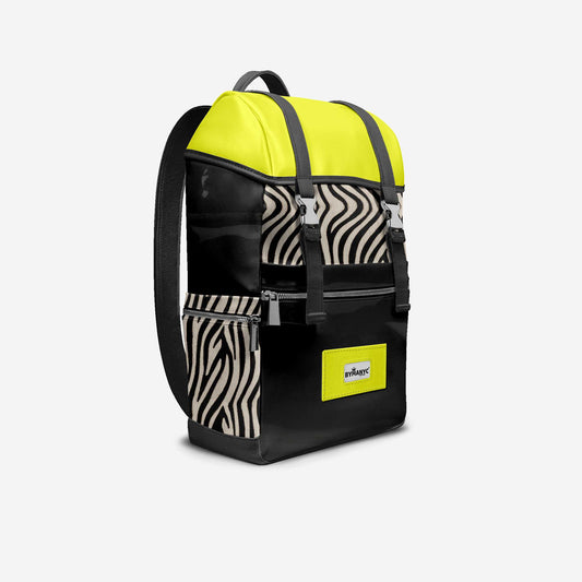 BYMANYC ® New York – NYC COUTURE Backpack in Zebra Print & Neon Yellow - My Men's Shop