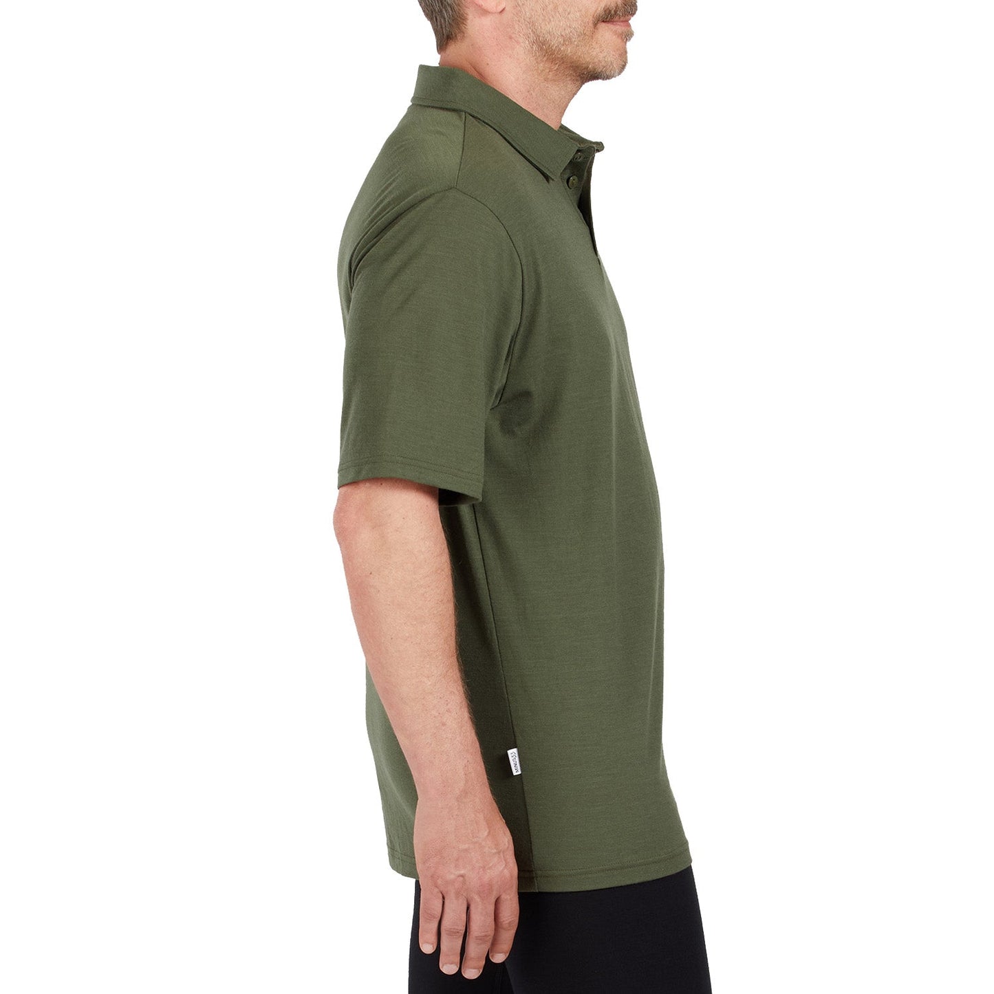 Polo de lana micrométrico para hombre - Woolverino