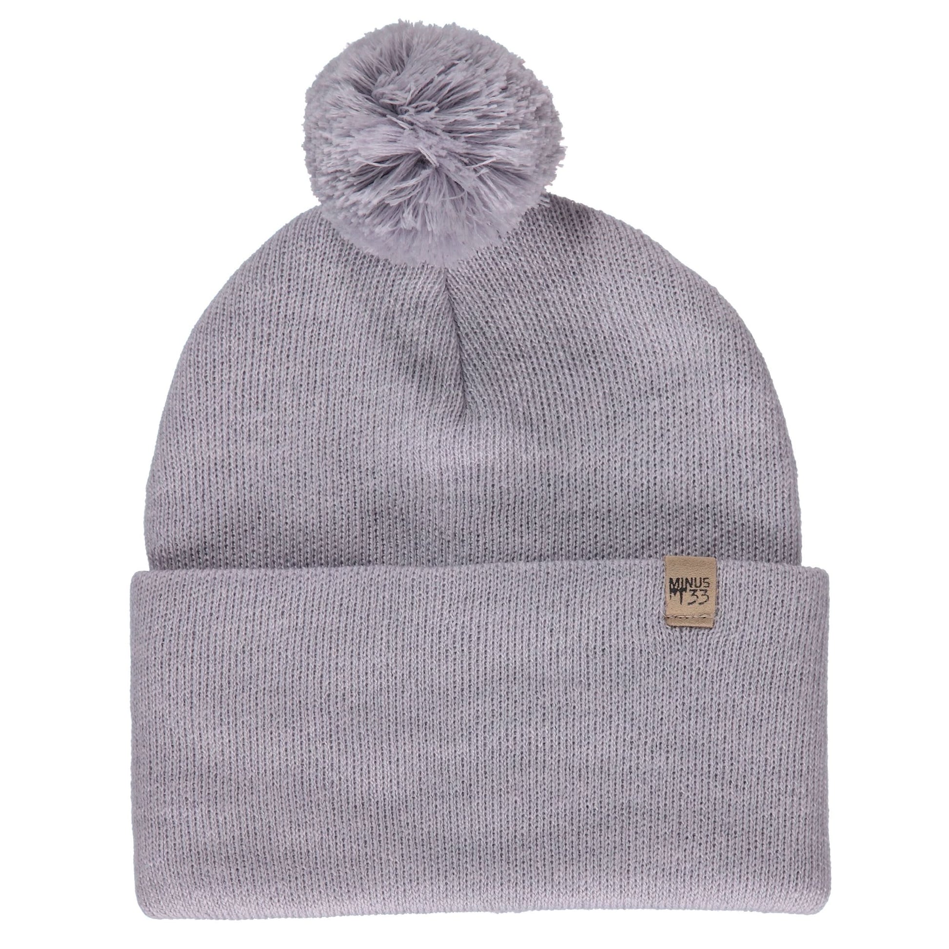 Midweight - Everyday Knit Cuff Pom Beanie 100% Merino Wool - My Men's Shop