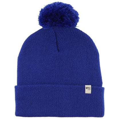 Midweight - Everyday Knit Cuff Pom Beanie 100% Merino Wool - My Men's Shop