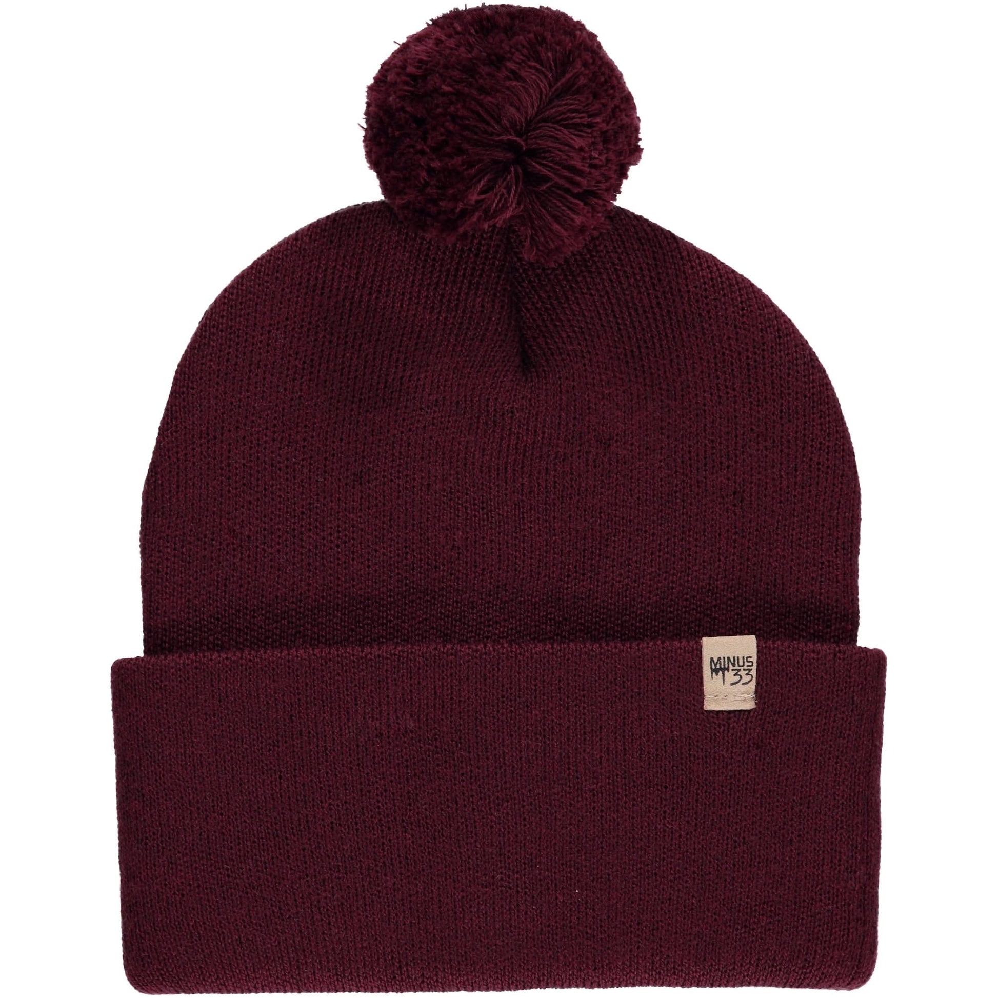 Midweight - Everyday Knit Cuff Pom Beanie 100% Merino Wool - My Men's Shop