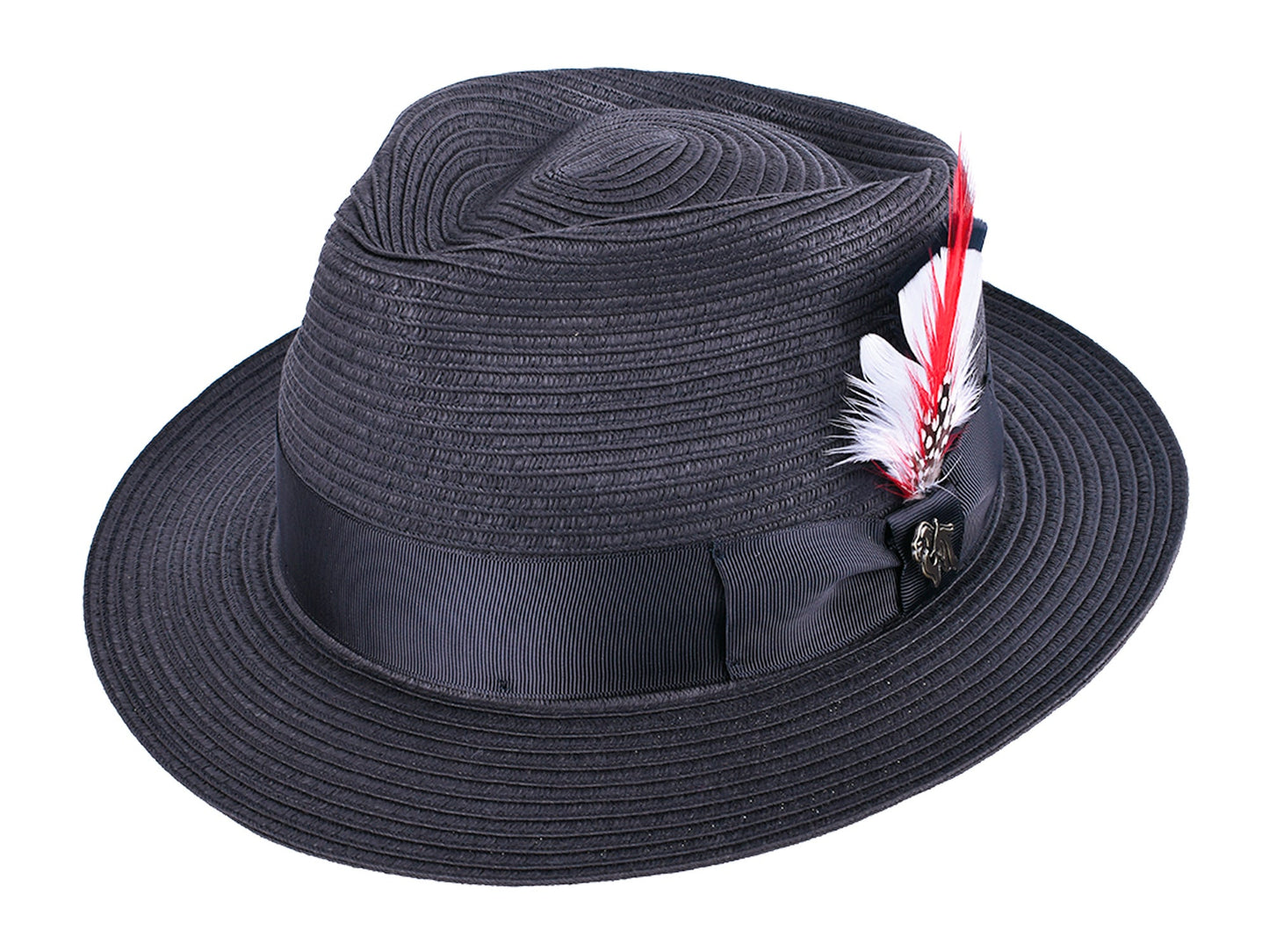 Sombrero Alessandro de trenza de papel