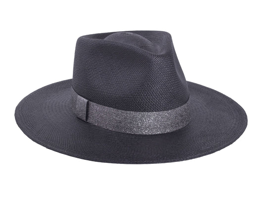 Sombrero Panamá Ónix - Sombrero tejido a mano