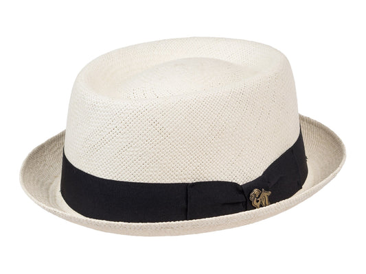 Sombrero Panamá Pork Pie Trilby - Tejido a mano