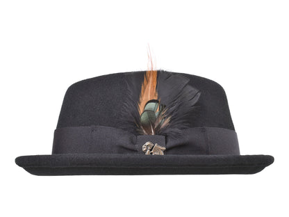 Wool Felt Hat Pork Pie Stingy