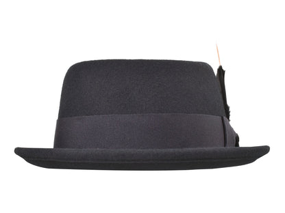 Wool Felt Hat Pork Pie Stingy