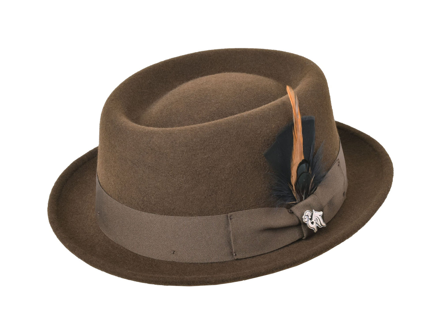 Wool Felt Hat Pork Pie Stingy