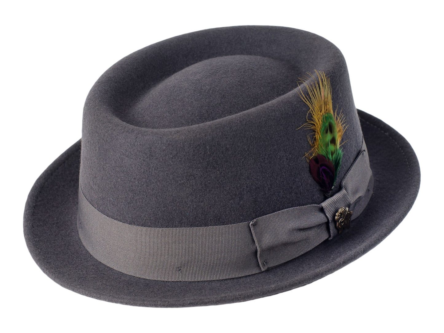 Wool Felt Hat Pork Pie Stingy