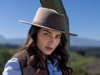 Sombrero de Fieltro de Lana Merino para Jinete