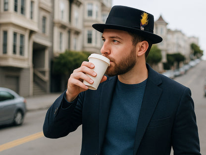 Wool Felt Hat Pork Pie Stingy