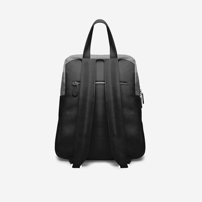 Mochila Vegana Negra y Amarilla BYMANYC ® New York – Hecho en Italia