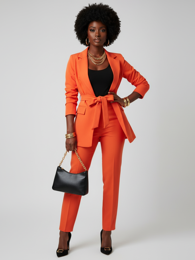 Americana con Lazo en la Cintura, Tribeca | Mujer - BYMANYC ® New York