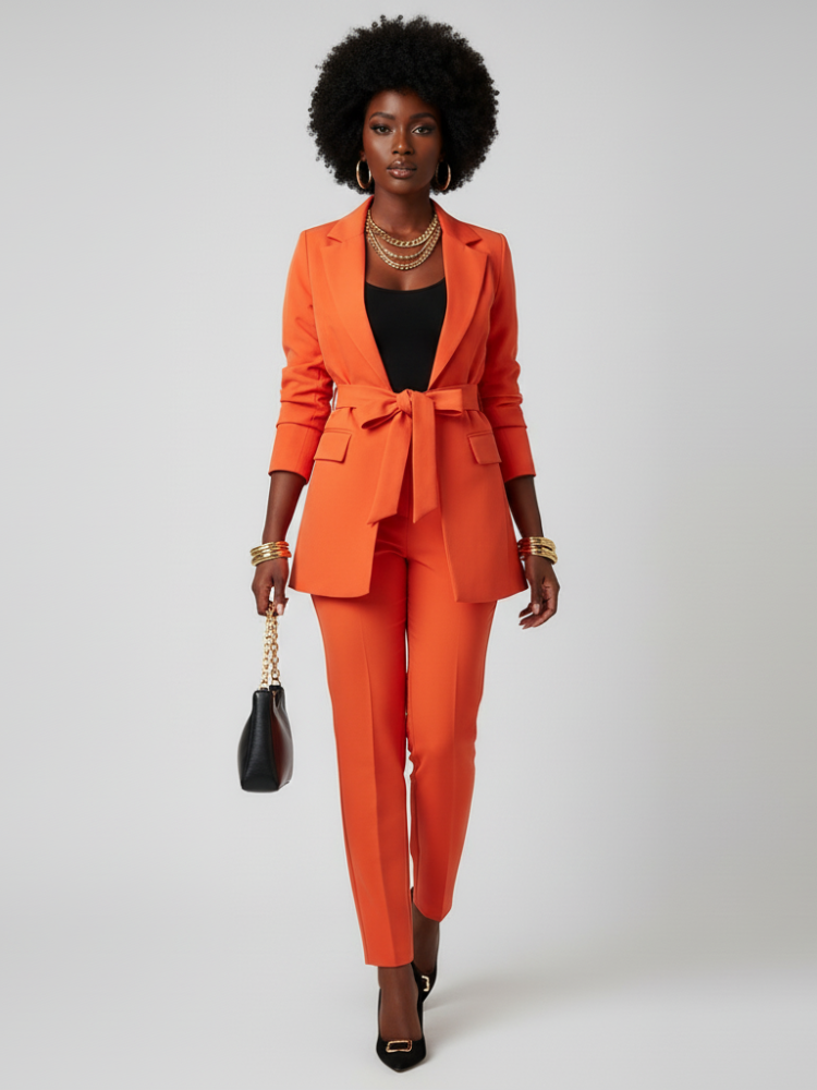Americana con Lazo en la Cintura, Tribeca | Mujer - BYMANYC ® New York
