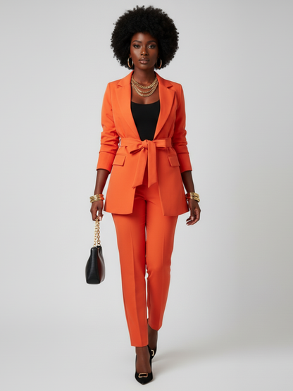 Americana con Lazo en la Cintura, Tribeca | Mujer - BYMANYC ® New York