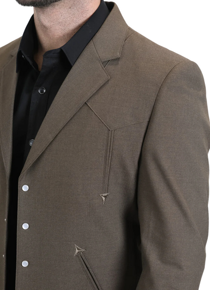 Men's Brown Western Suit Set