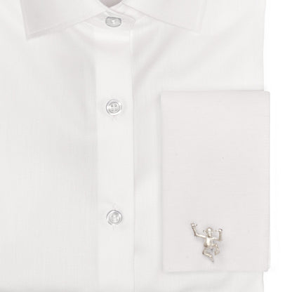Sterling Silver Dancing Monkey Cufflinks - My Men's Shop