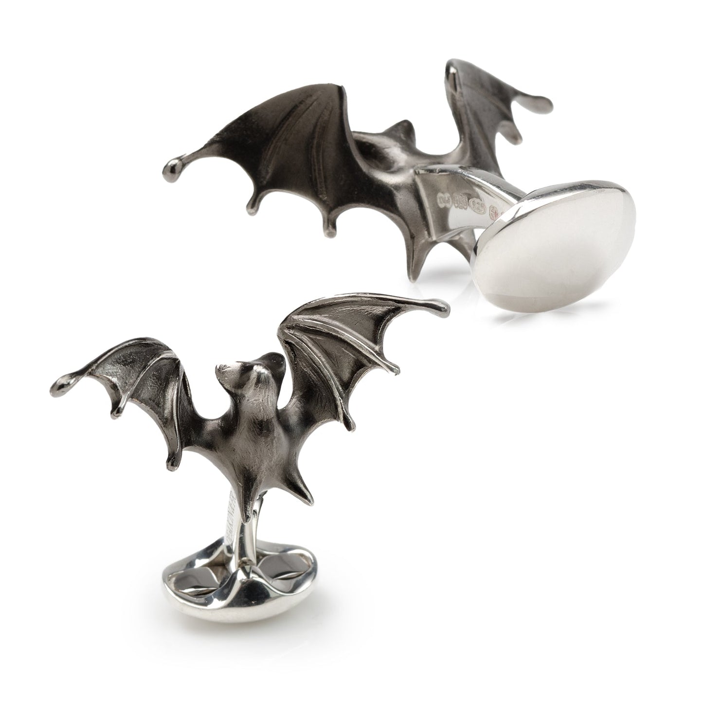Sterling Silver ‘Creepy’ Bat Cufflinks - My Men's Shop