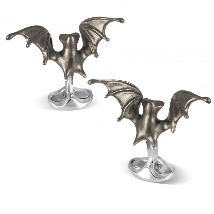 Sterling Silver ‘Creepy’ Bat Cufflinks - My Men's Shop