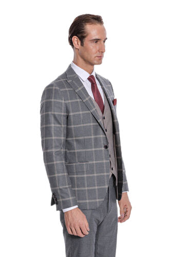 Ty-1302   MENS 3PC SUIT - My Men's Shop