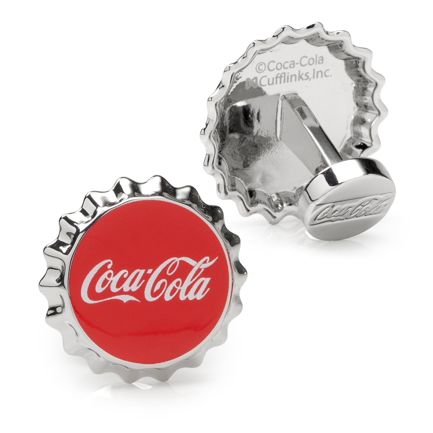 Gemelos de chapas de Coca-Cola