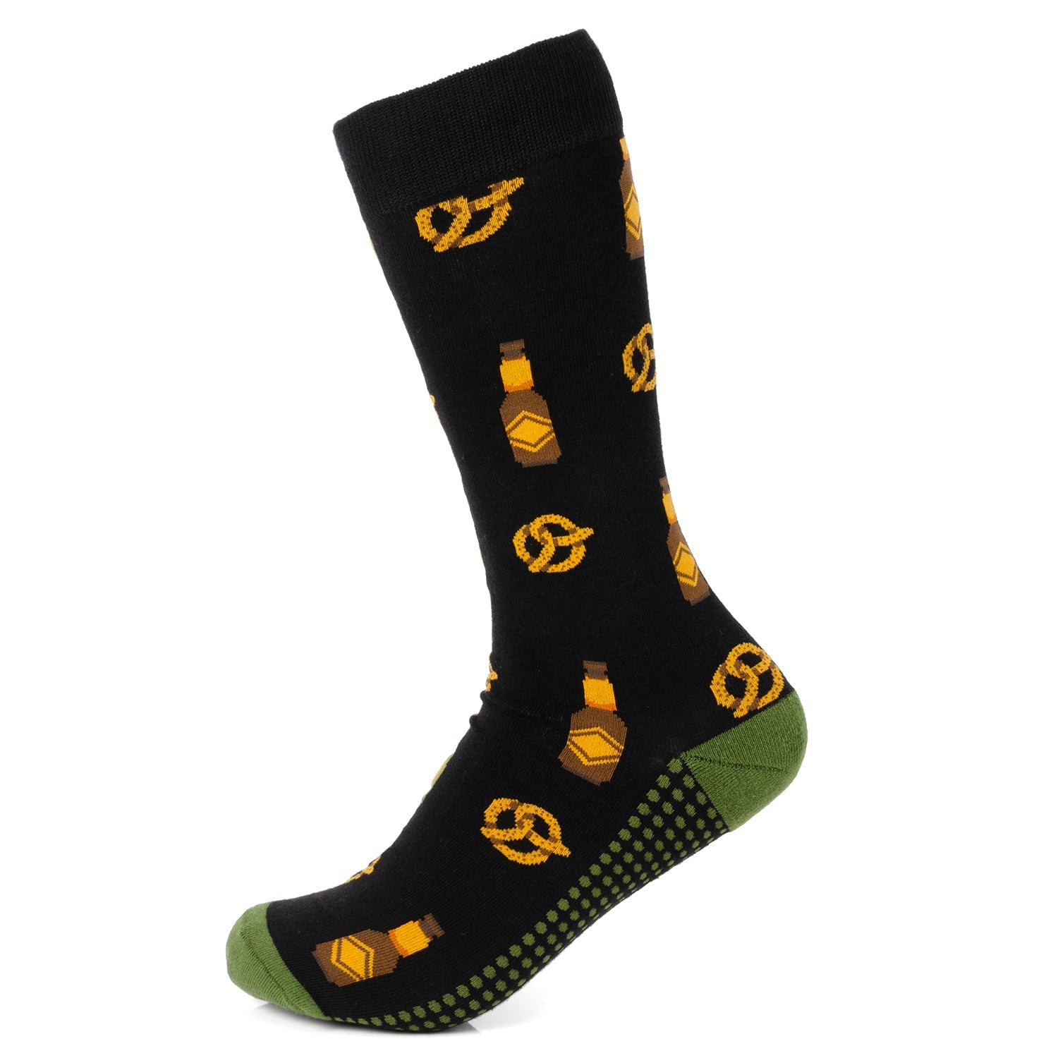 Beer Day Snacks Black Men's Socks - My Men's Shop