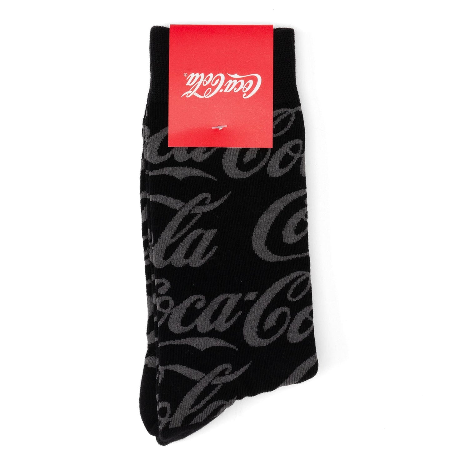 Calcetines de vestir con logo negro de Coca-Cola