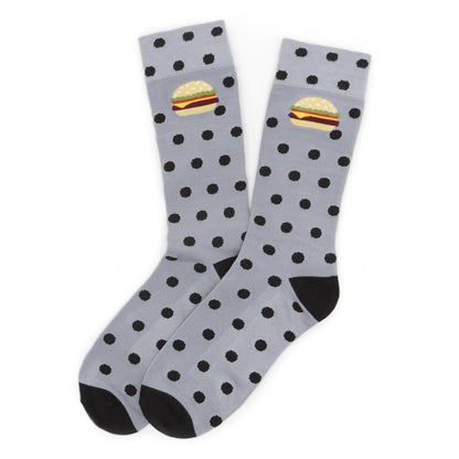 Calcetines de hamburguesa con queso