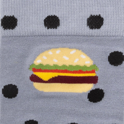 Calcetines de hamburguesa con queso