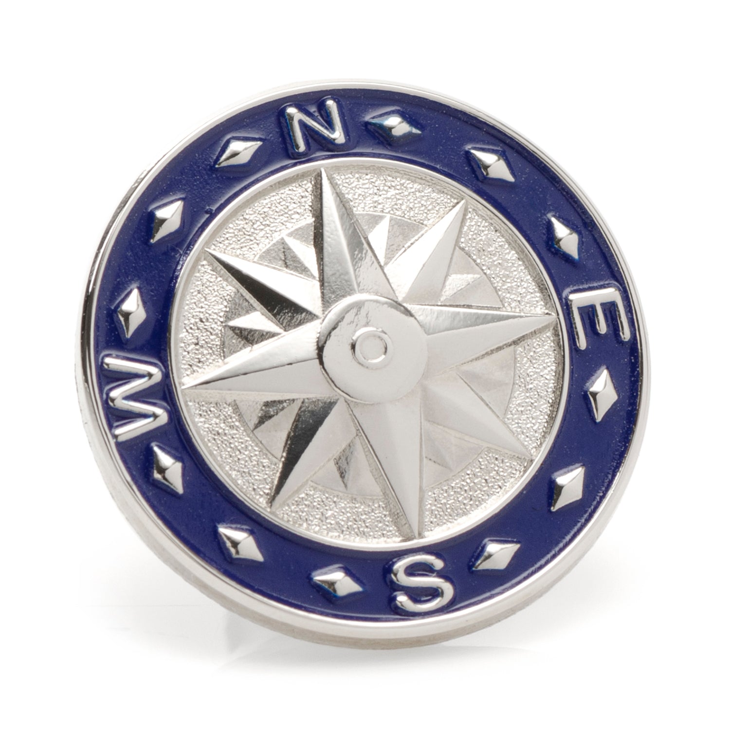 Blue Compass Lapel Pin - My Men's Shop