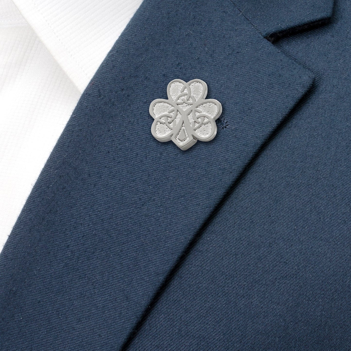 Celtic Knot Shamrock Lapel Pin - My Men's Shop