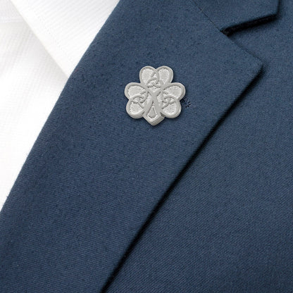 Celtic Knot Shamrock Lapel Pin - My Men's Shop