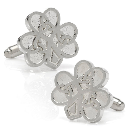 Celtic Knot Shamrock Cufflinks - My Men's Shop