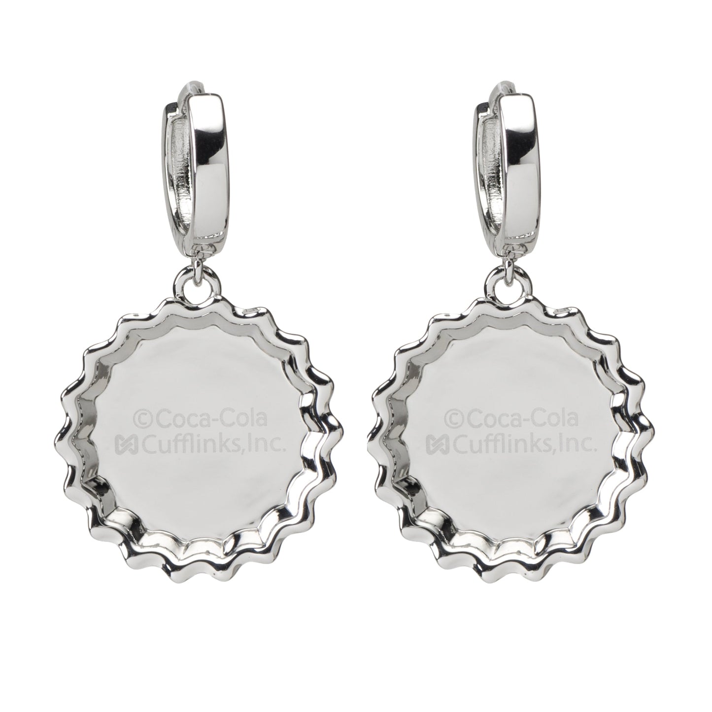 Diet Coke Bottle Cap Dangle Earrings