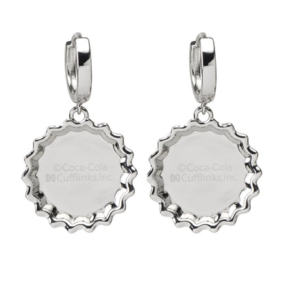 Diet Coke Bottle Cap Dangle Earrings