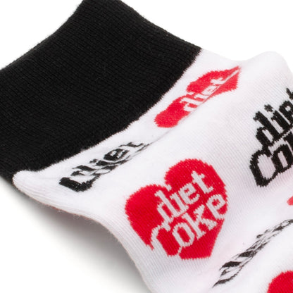 Calcetines blancos de Diet Coke