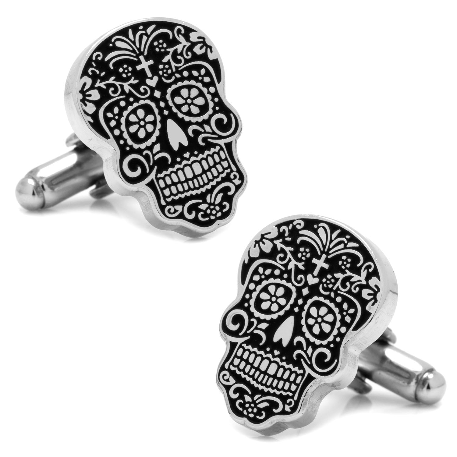 Silver Day of the Dead Cufflinks - My Men's Shop