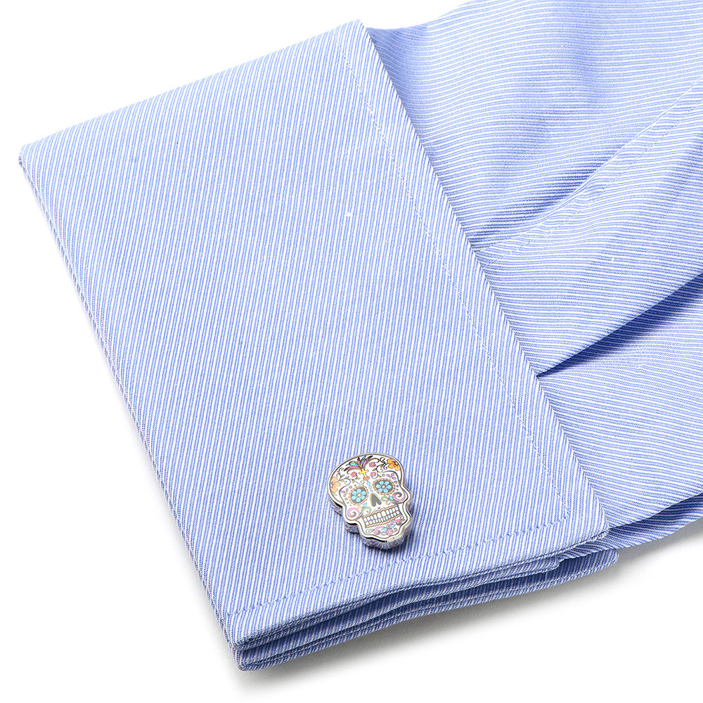 Day of the Dead Skull Cufflinks - My Men's Shop