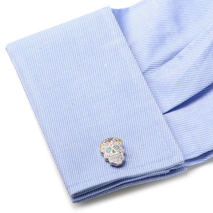 Day of the Dead Skull Cufflinks - My Men's Shop