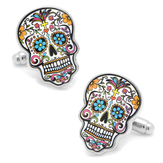Day of the Dead Skull Cufflinks - My Men's Shop