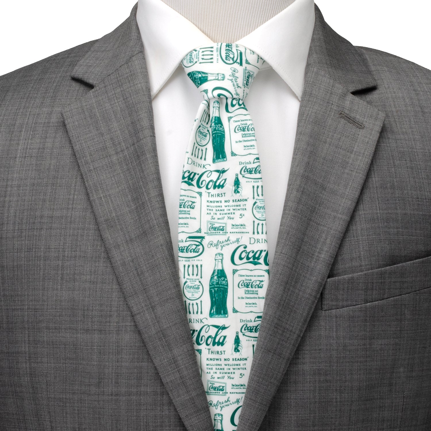Coca-Cola Green Bottle Men's Tie - My Men's Shop