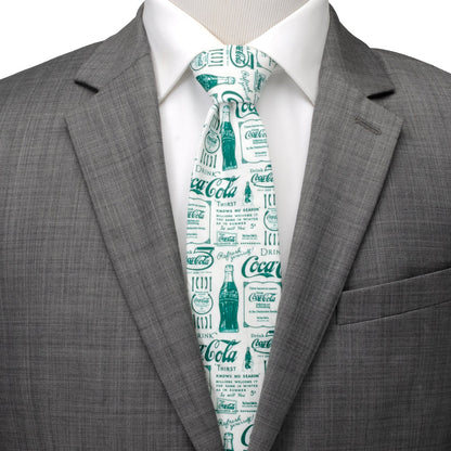 Coca-Cola Green Bottle Men's Tie - My Men's Shop