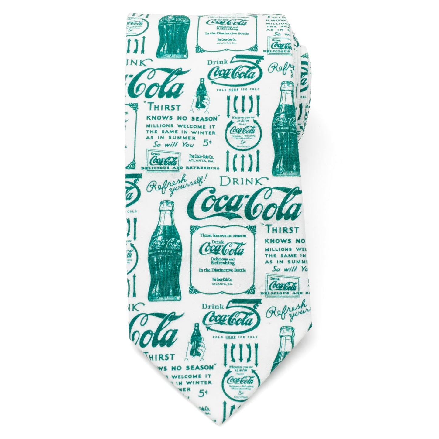 Corbata de hombre Coca-Cola Botella Verde