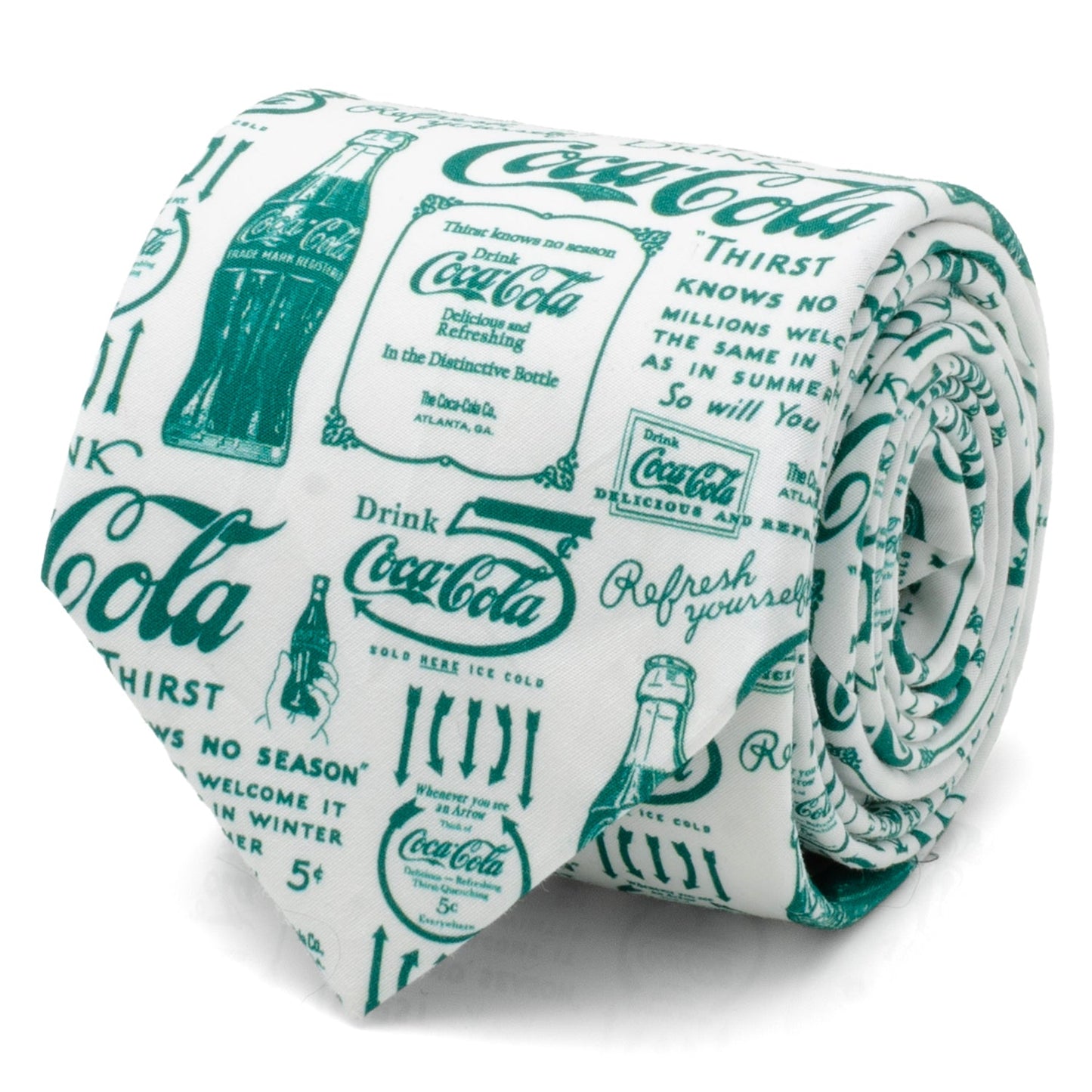 Corbata de hombre Coca-Cola Botella Verde