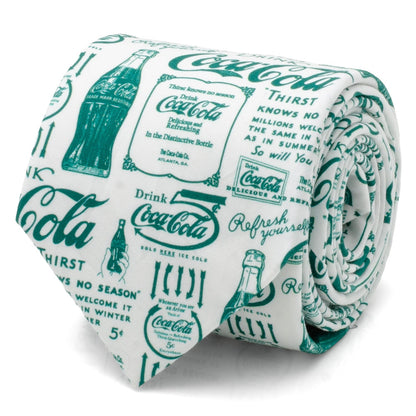 Corbata de hombre Coca-Cola Botella Verde