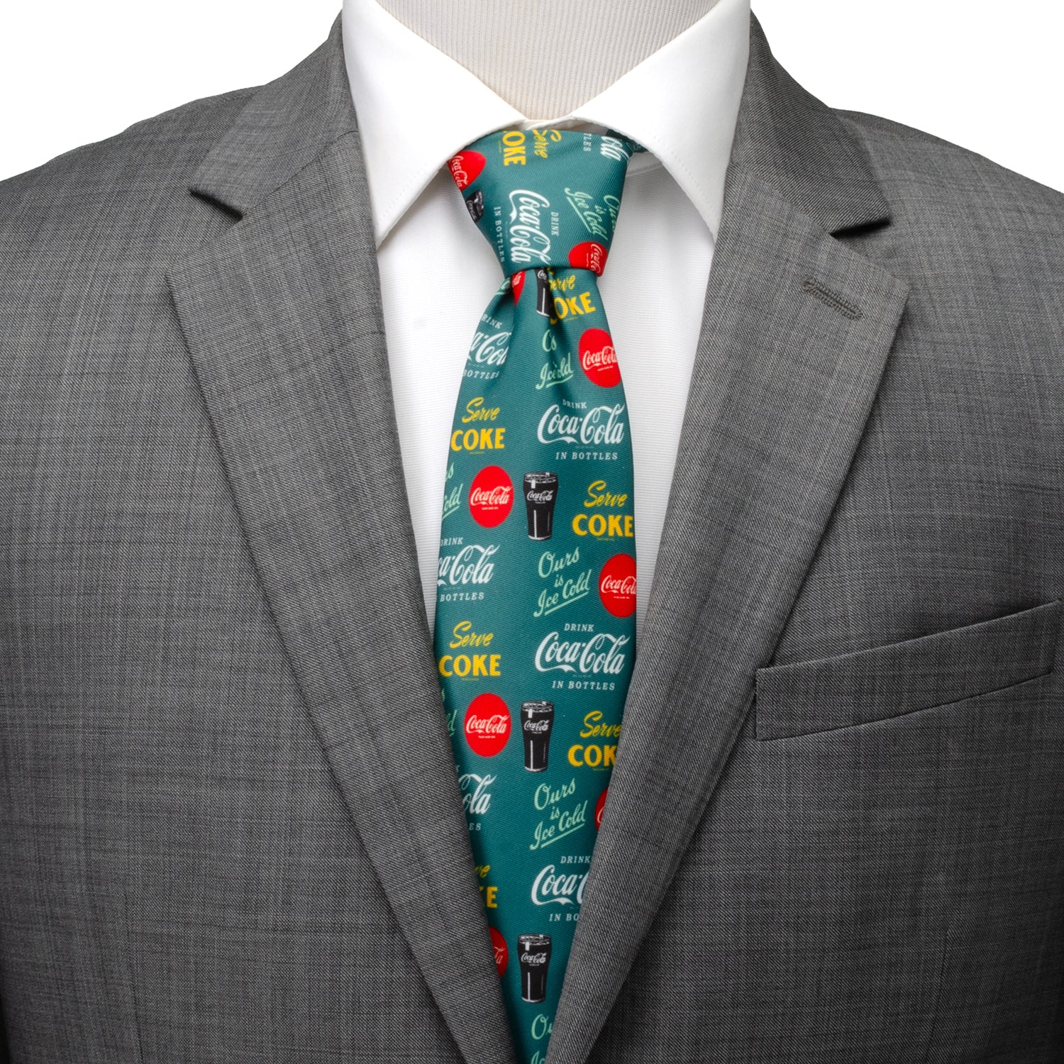 Coca-Cola Green Men's Tie - My Men's Shop