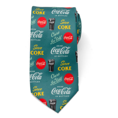 Coca-Cola Green Men's Tie - My Men's Shop