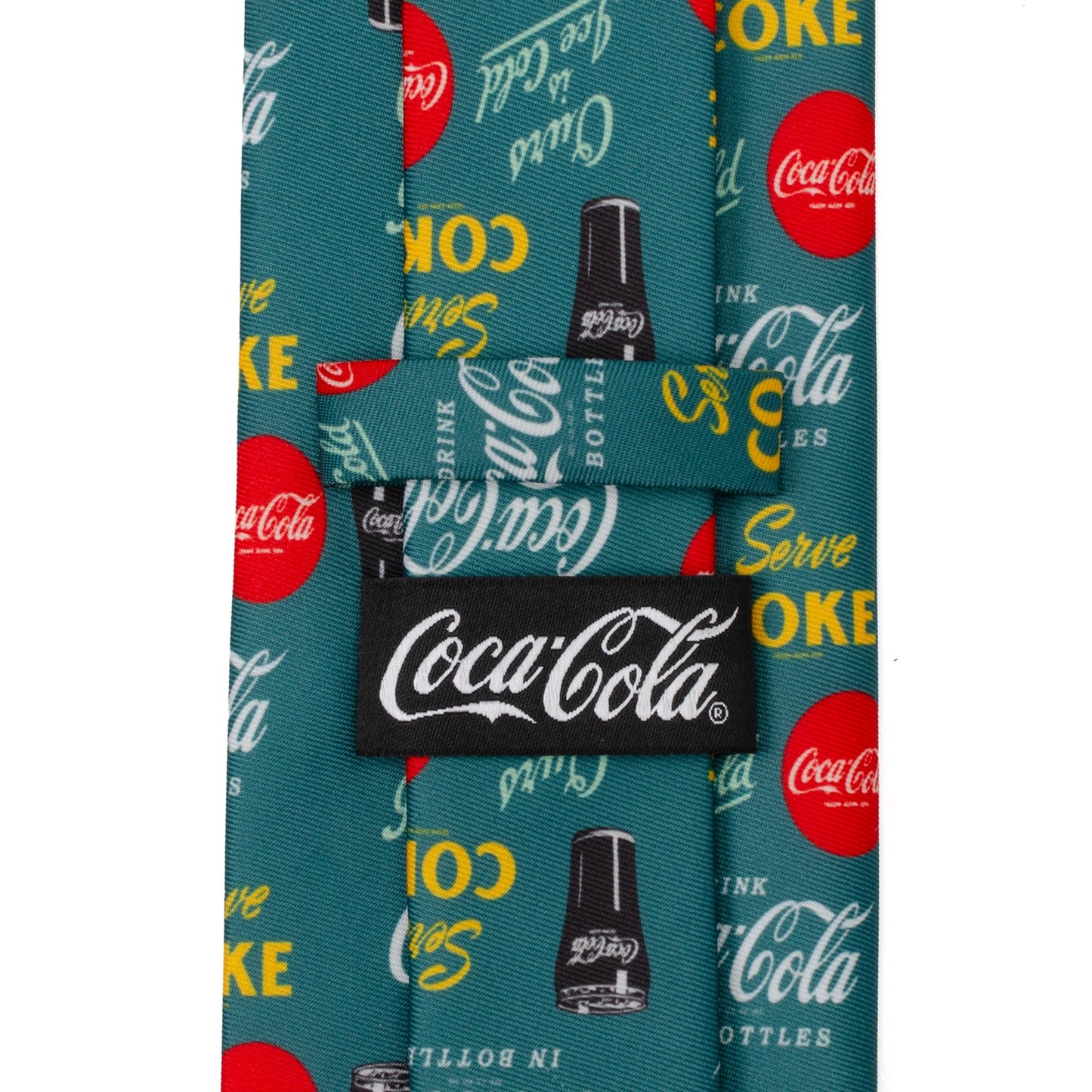 Corbata verde de Coca-Cola para hombre