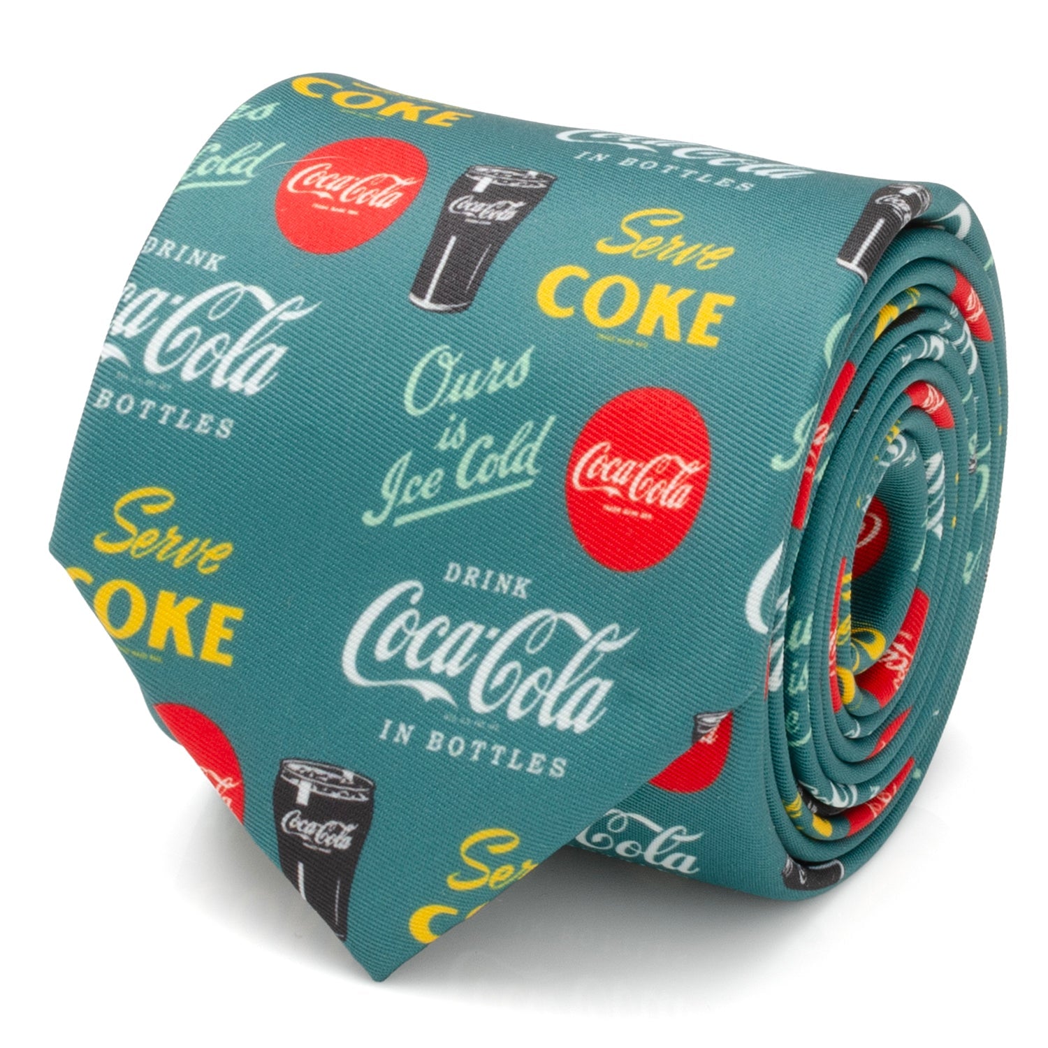 Coca-Cola Green Men's Tie - My Men's Shop