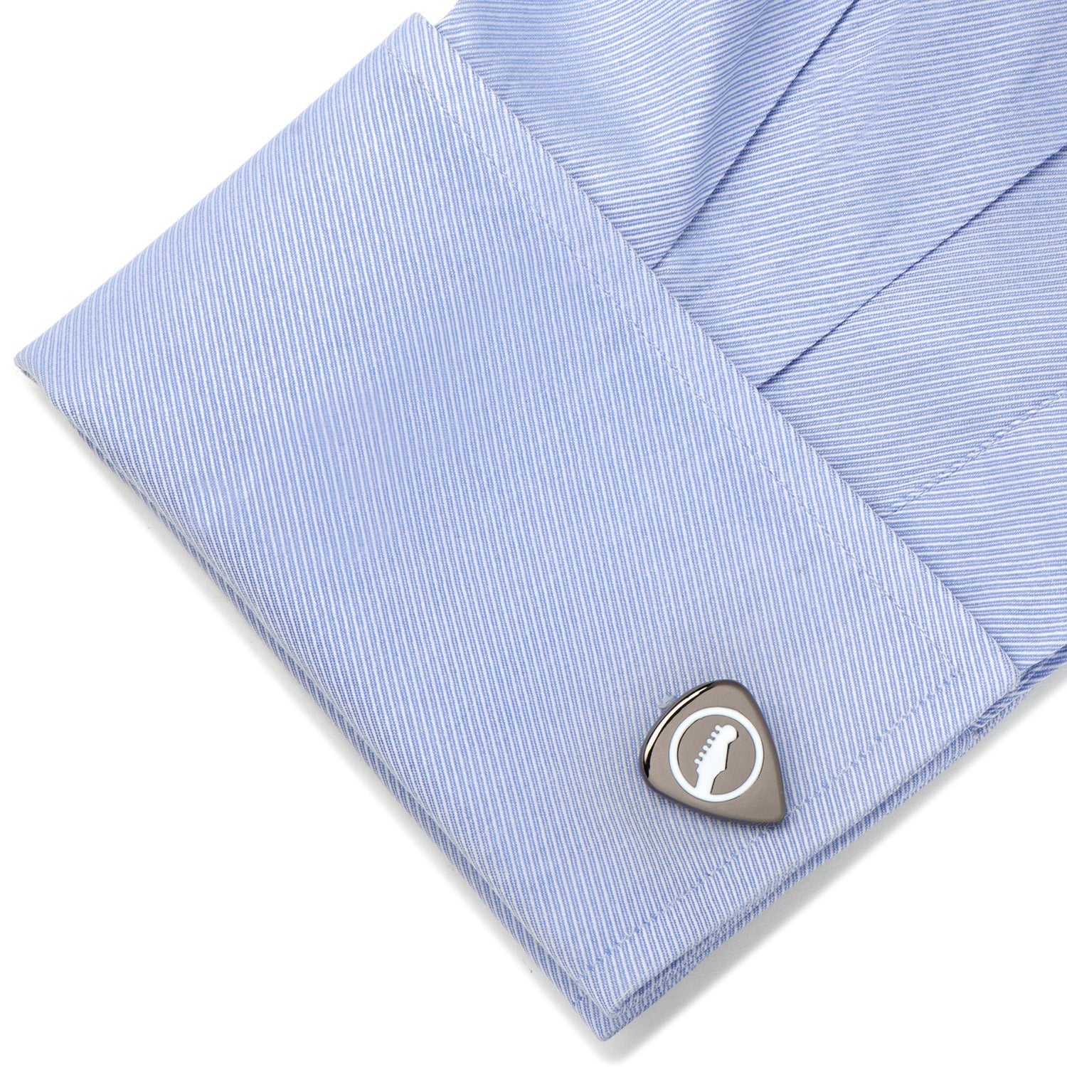 Black Guitar Pick Cufflinks - My Men's Shop