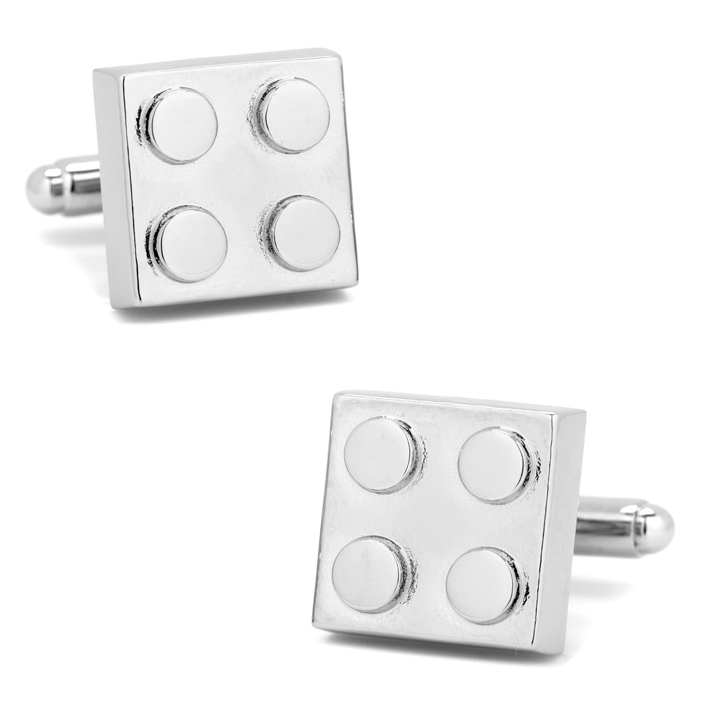 Silver Building Block Cufflinks - My Men's Shop